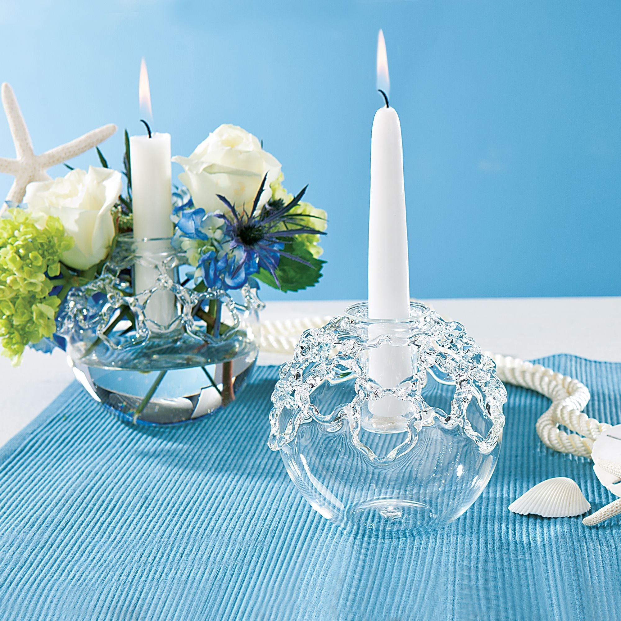 Vase/candle holder offers