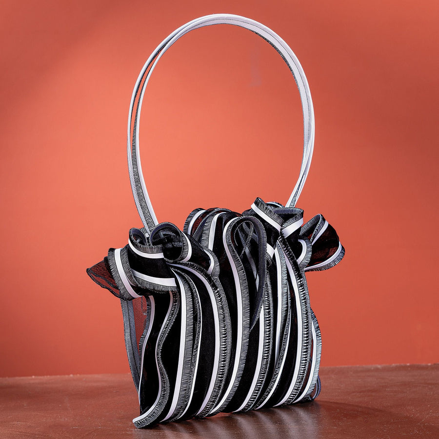 Tammy's Black & White Sculptural Bag