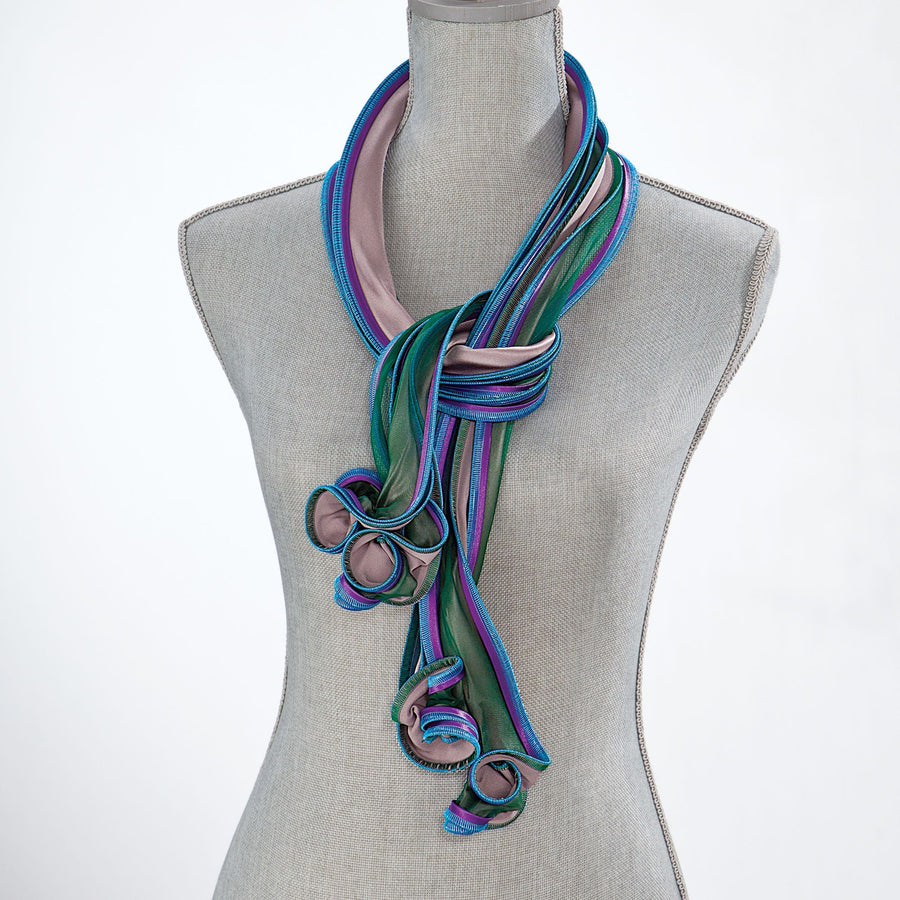 Tammy's ''Peacock'' Sculptural Scarf