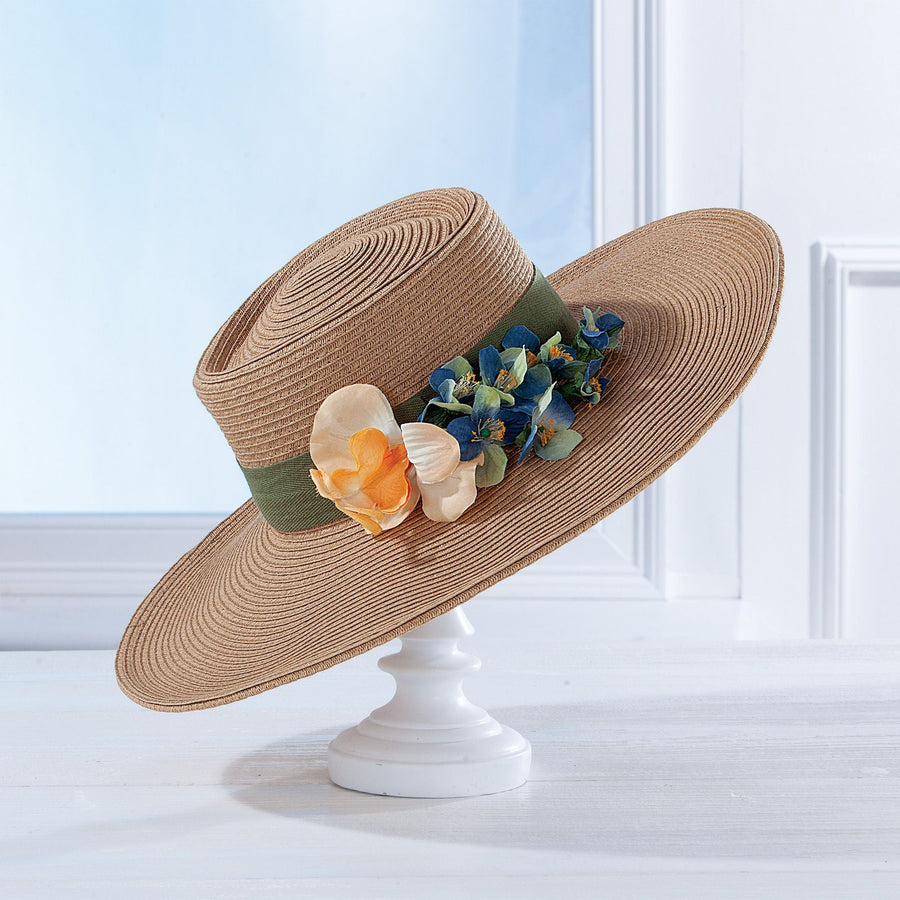 Lucy Marie Natural Straw Sun Hat