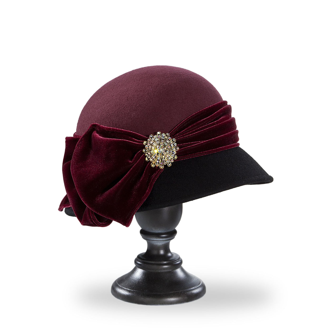 2019 Edition Valerie Two-Toned Wool Cloche