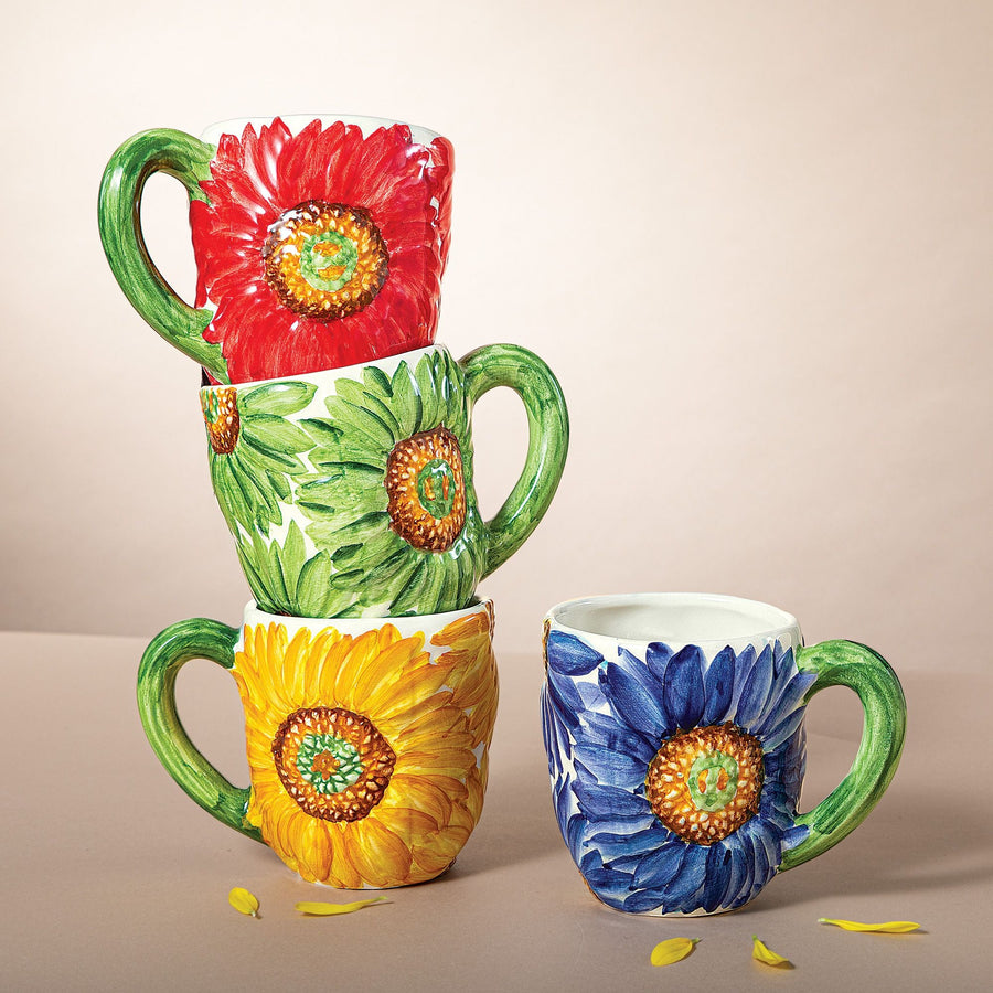 Red Sunflower Mug