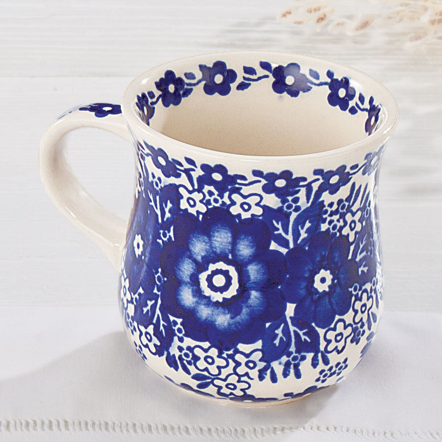 Polish Pottery ''Spirit Of Brzeg'' Floral Mug, 8.5oz.