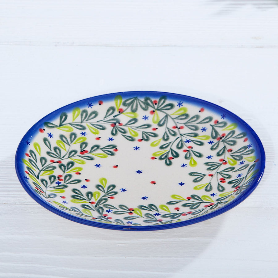 Polish Pottery Berries & Boughs Small Plate