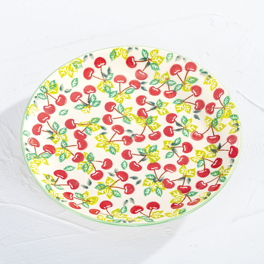 Polish Pottery Cherry Fruit Punch Small Plate
