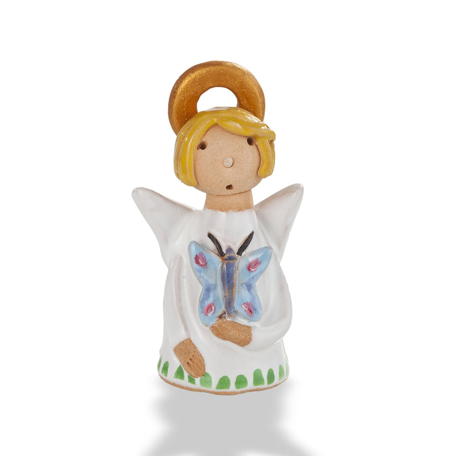 Polish Pottery Angel With Butterfly Luiza